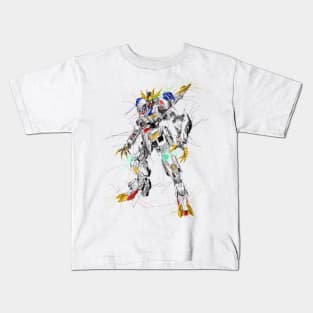 Gundam Barbatos Lupus Rex scribble Kids T-Shirt